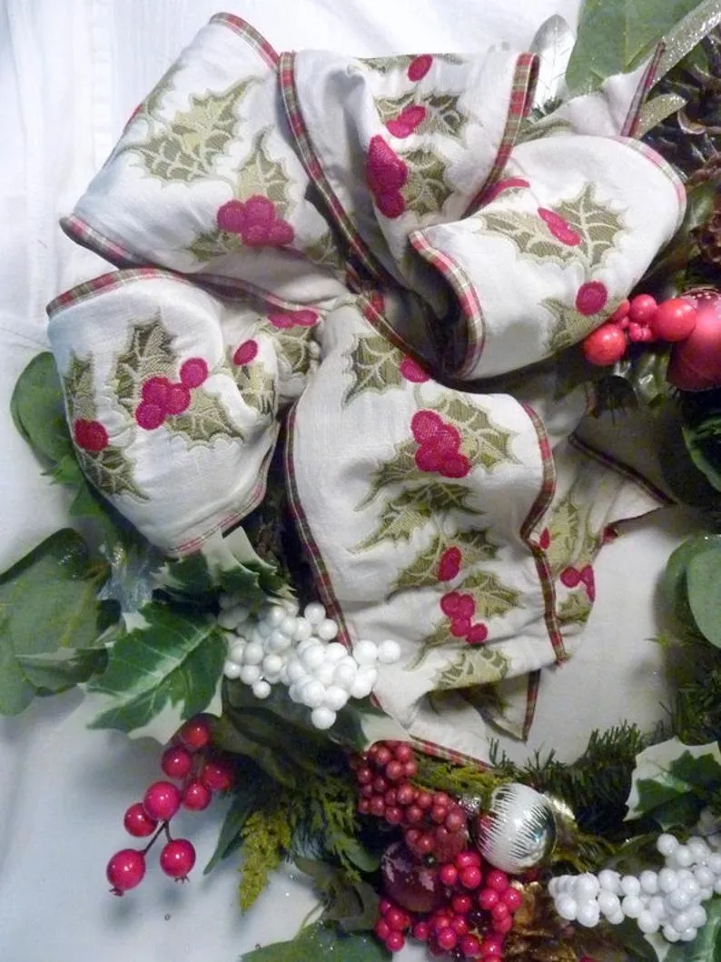 Christmas wreath, Christmas Decorations, Wreaths for the front door, fireplace wreath