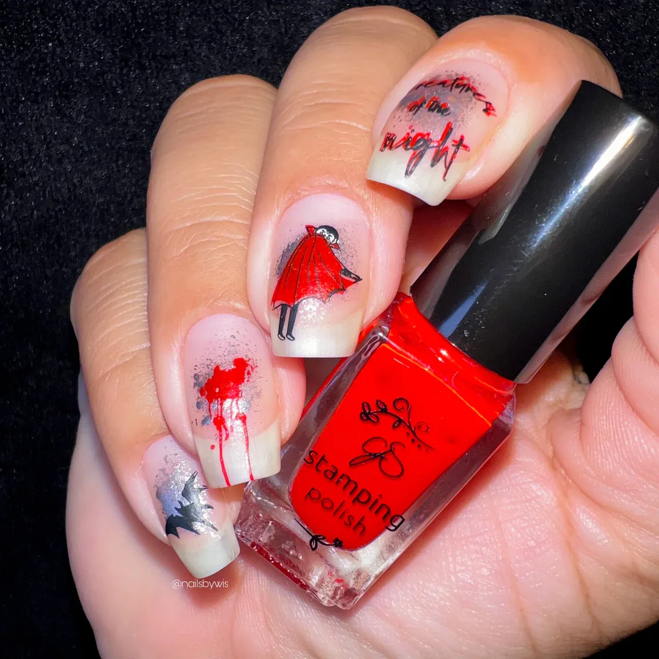 Creatures of the Night (CjSH-97)  - Clear Jelly Stamping Plate