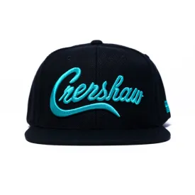 Crenshaw Limited Edition Snapback - Black/Teal