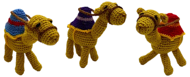Crocheted Nativity Collection "Three Camels"