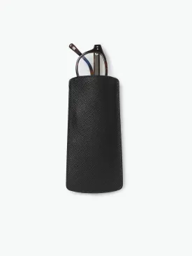 Cross-Grain Leather Glasses Case