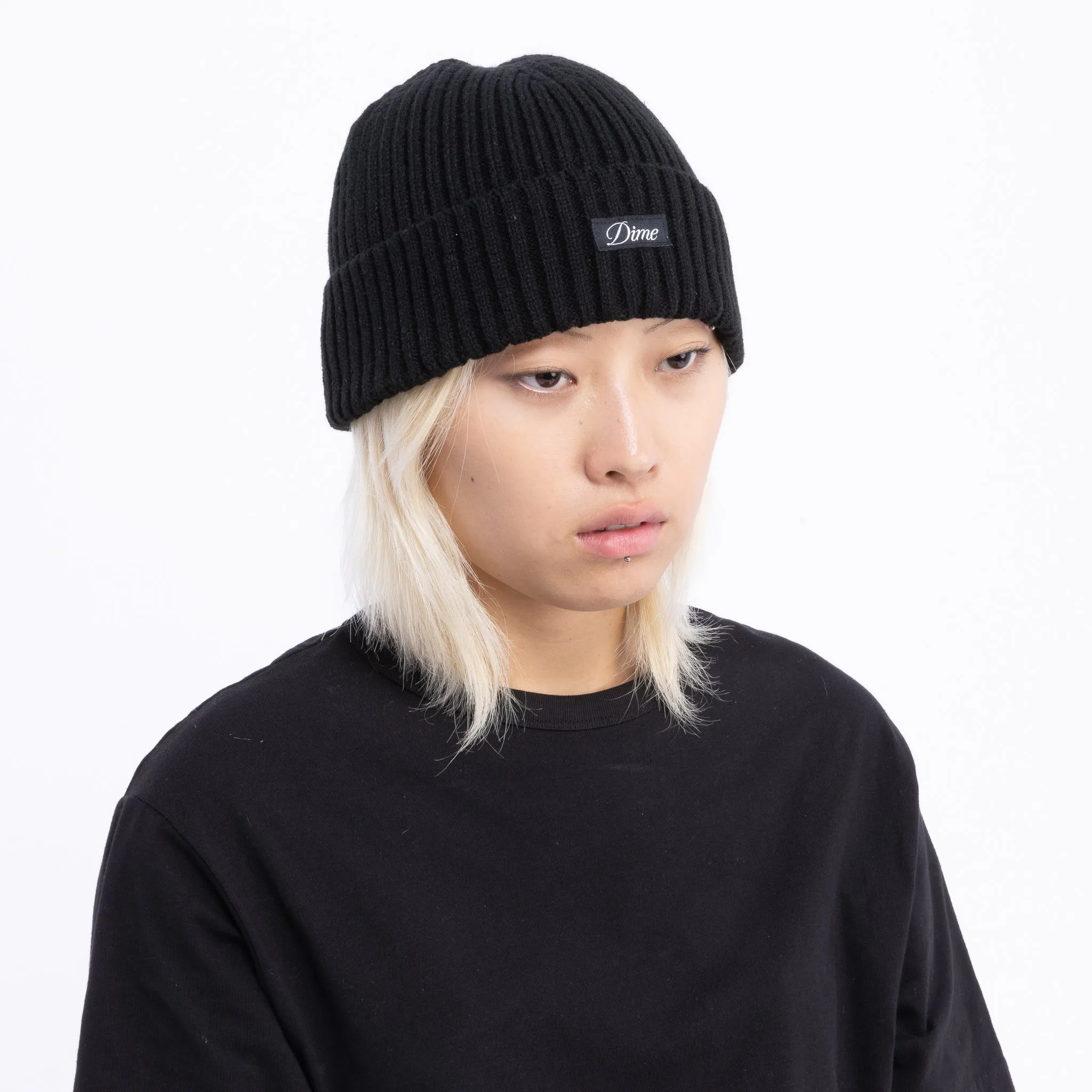 Cursive Fold Beanie