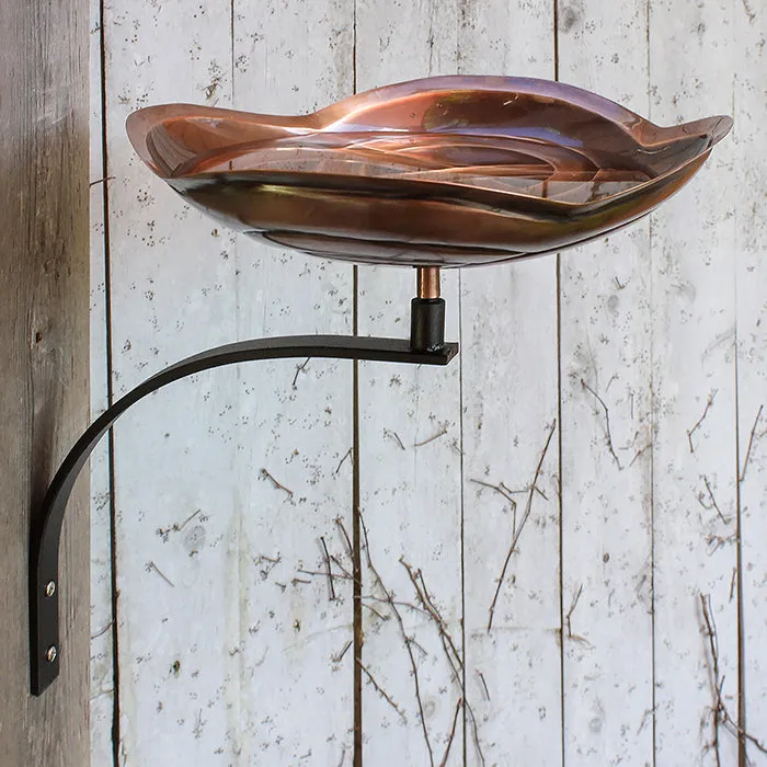 Dara Knot Bird Bath with Wall Mount Bracket