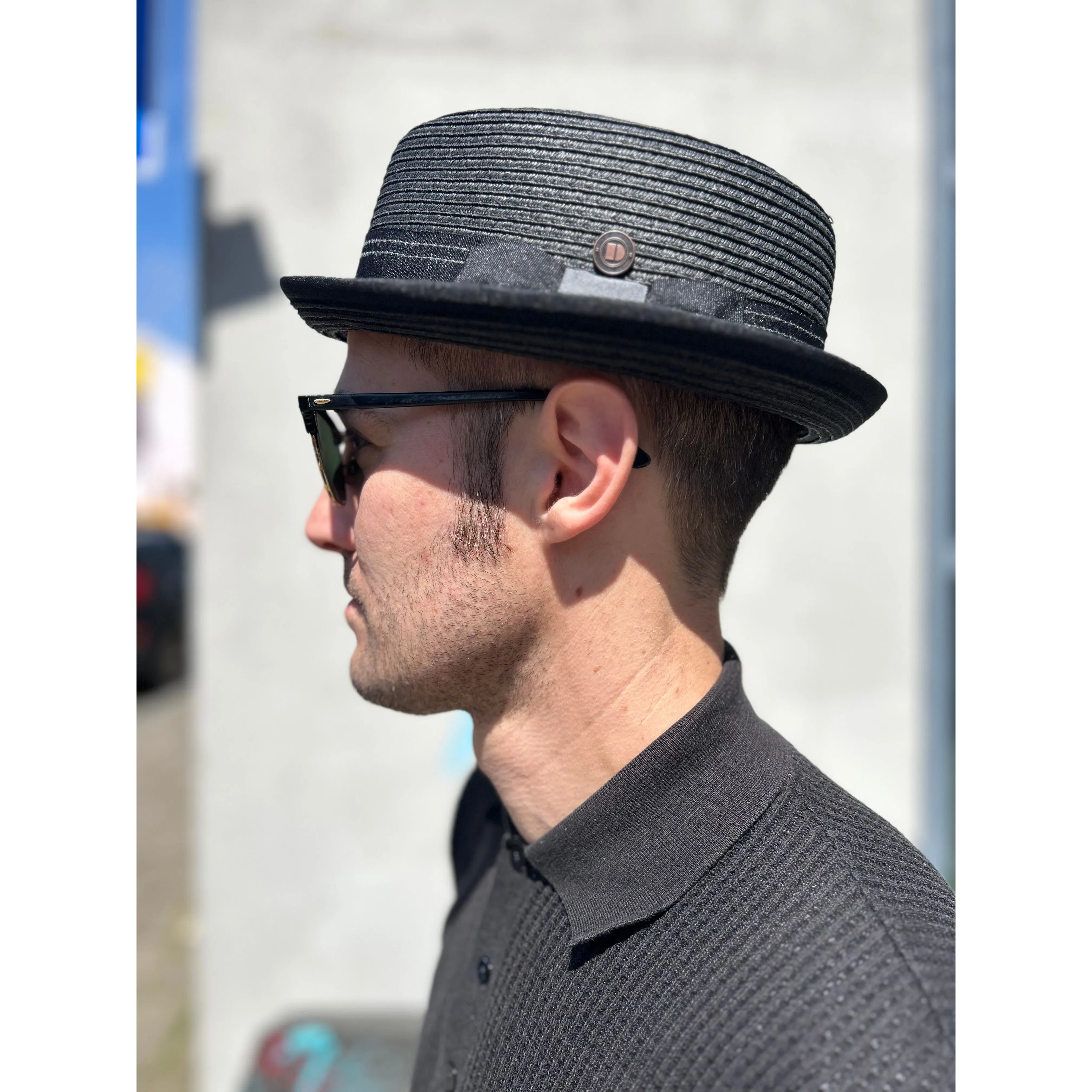 Dasmarca - Rico Woven Pork Pie Black - Hat