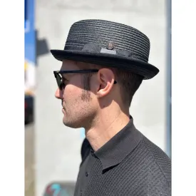 Dasmarca - Rico Woven Pork Pie Black - Hat