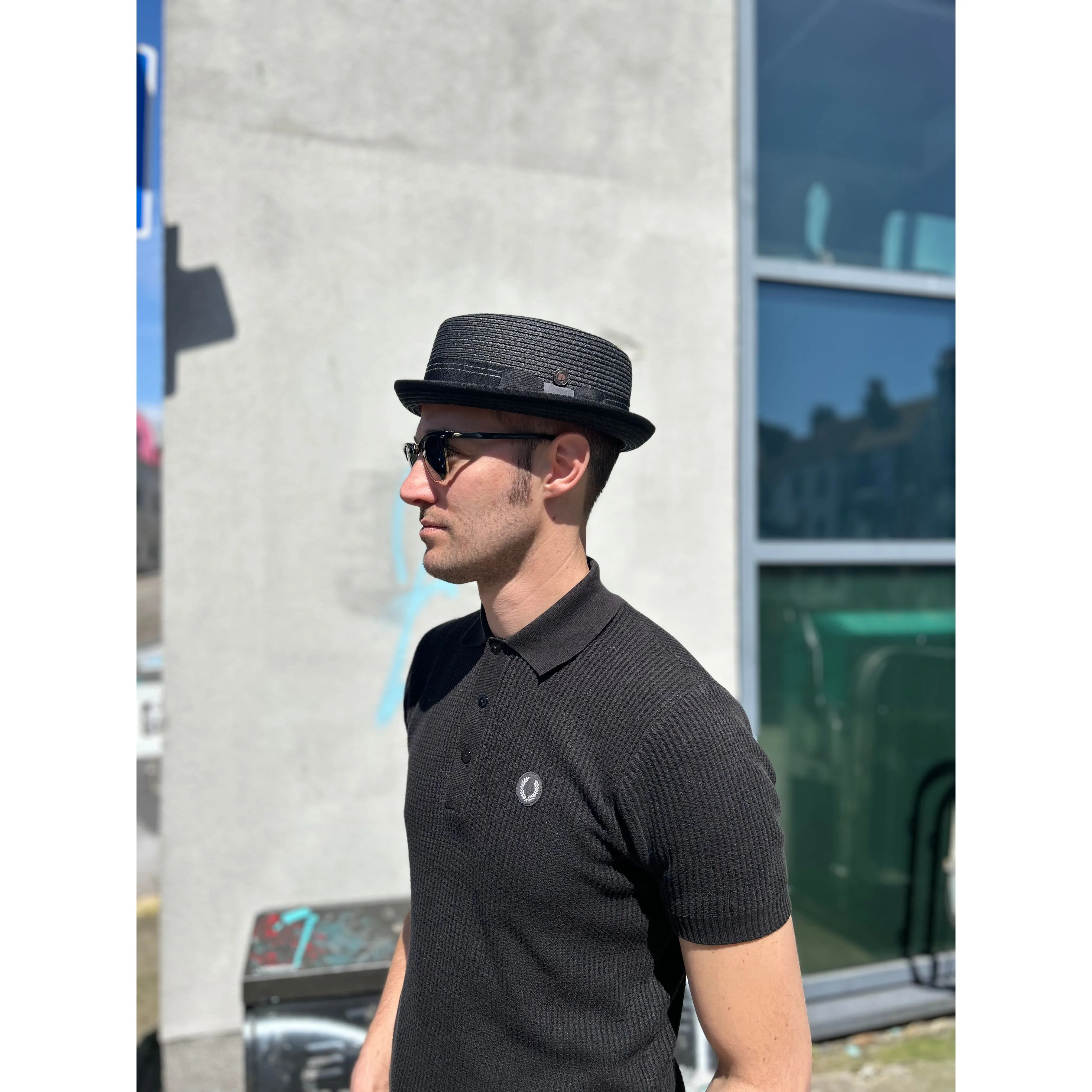 Dasmarca - Rico Woven Pork Pie Black - Hat