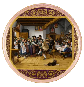Decorative Vienna Porcelain Tray