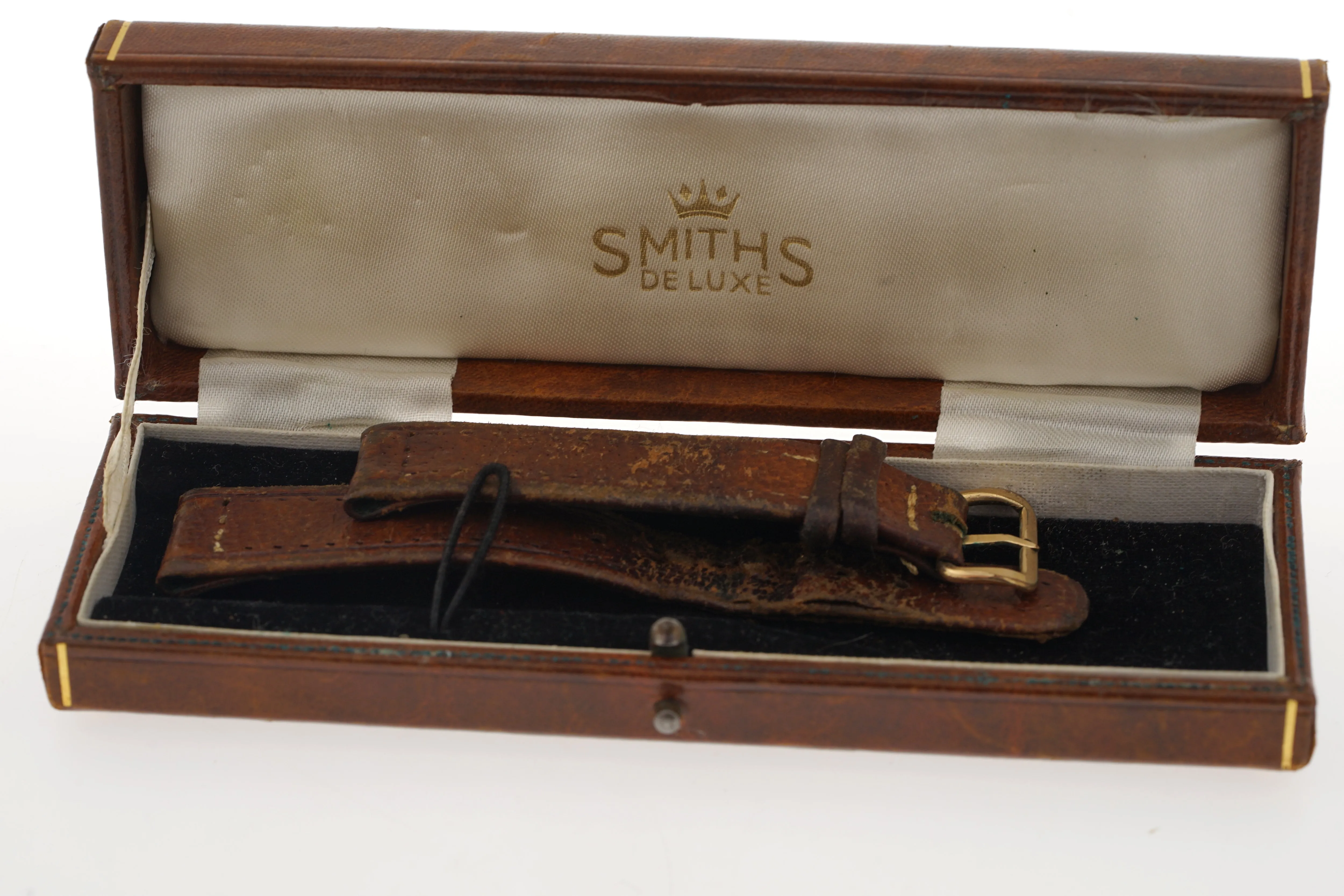 DELUXE SMITHS BRISTOL MOTORS OR CARS GOLD 1956 WRISTWATCH BOXED EXCELLENT WITH BOX