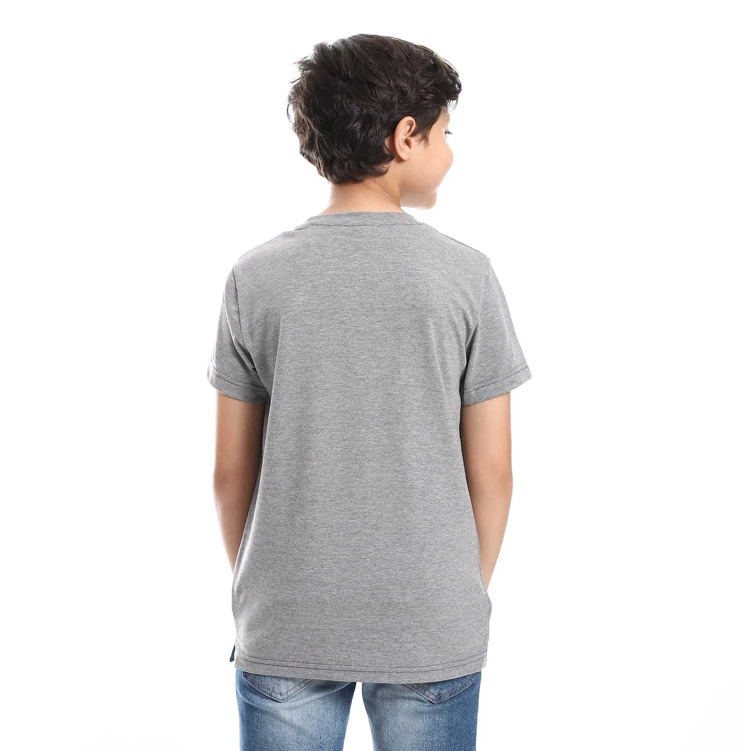 Diadora Boys Printed Cotton T-Shirt