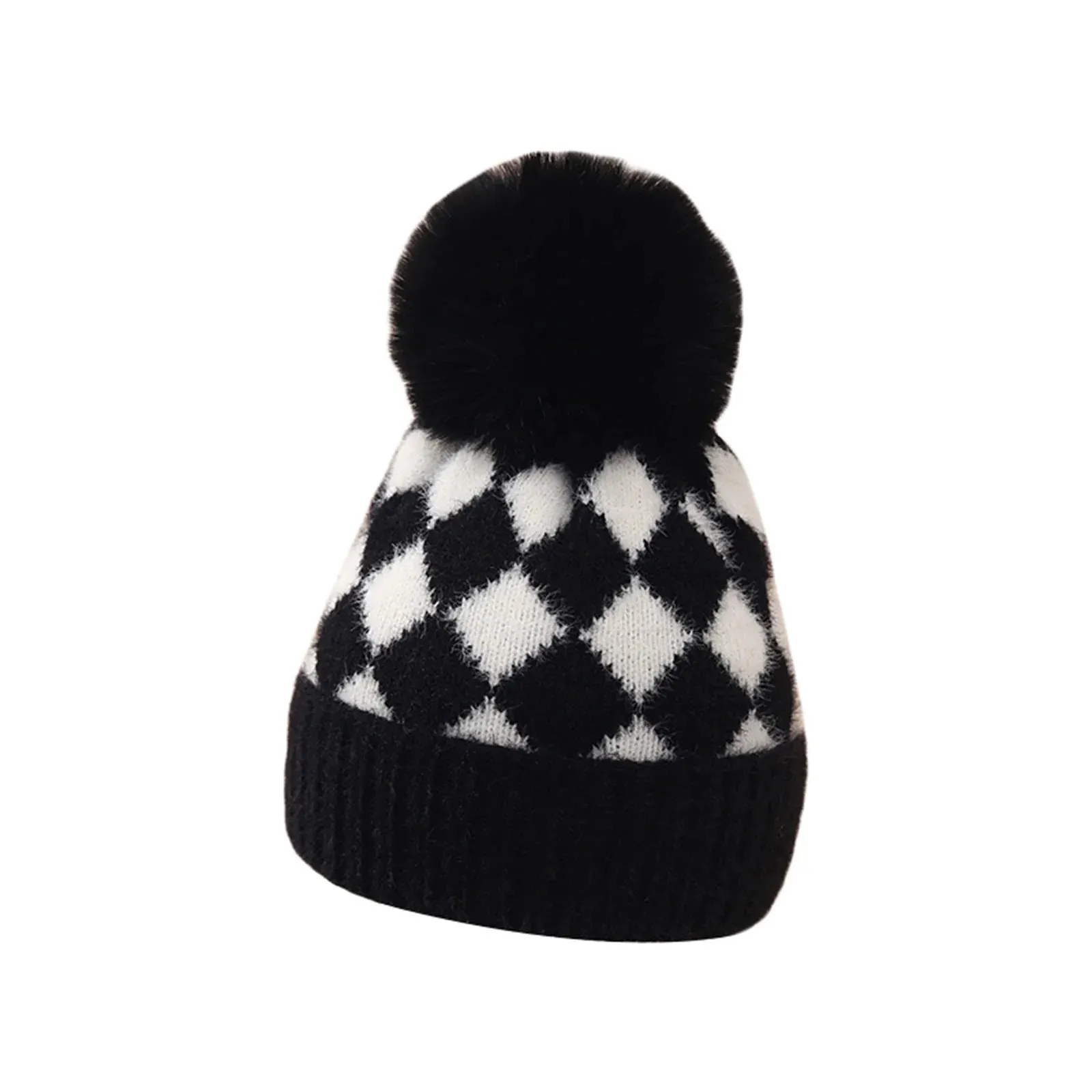 Diamond Checker Patch Hat