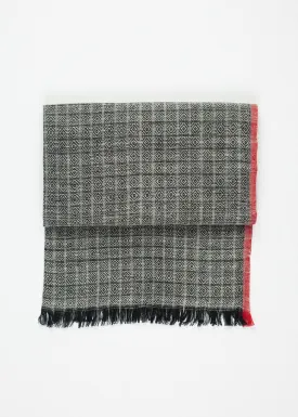 Diamond Scarf in Black/Natural