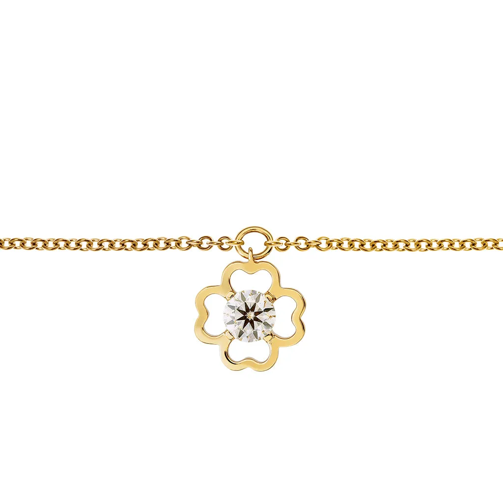 Diamond2 Flower Bracelet, Small