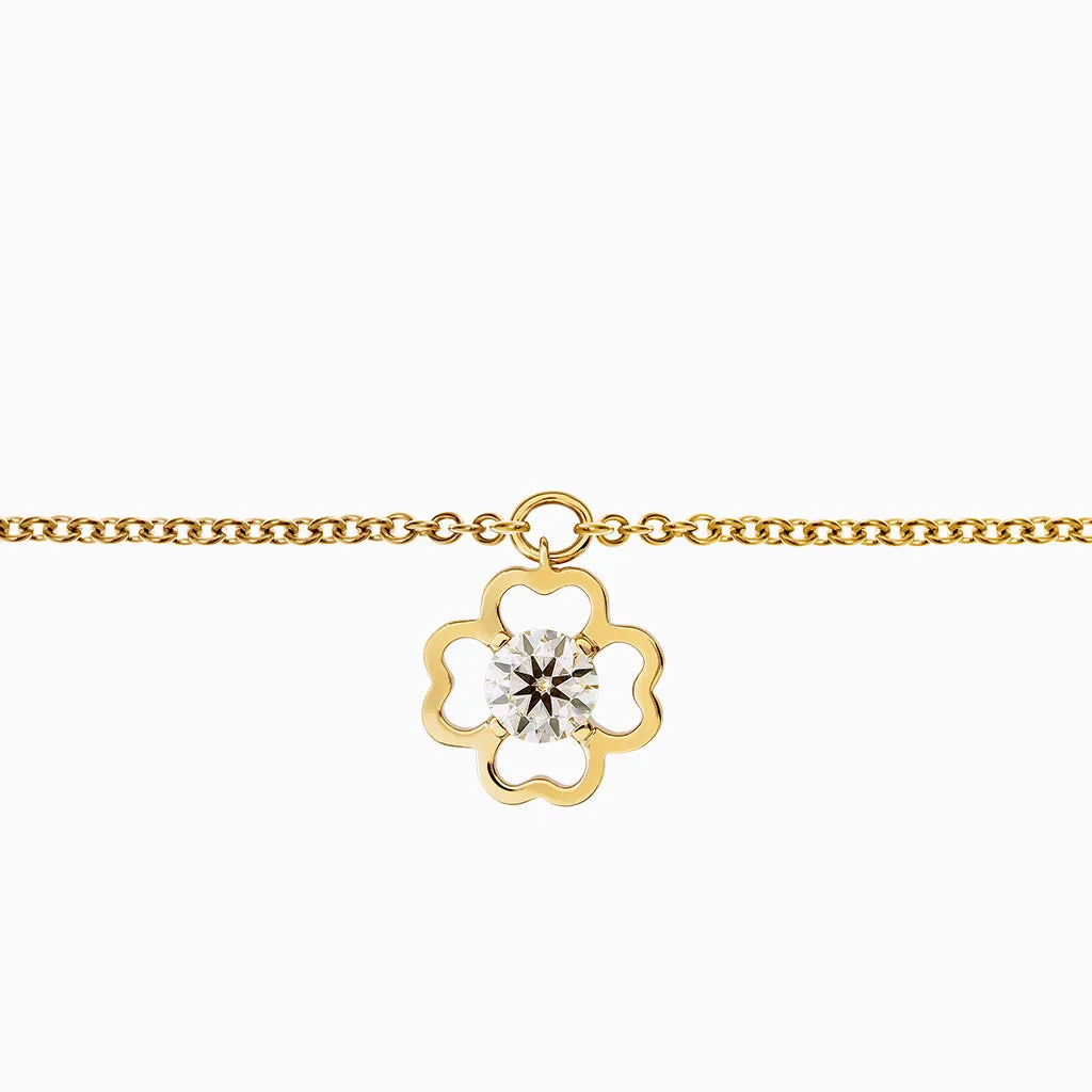 Diamond2 Flower Bracelet, Small