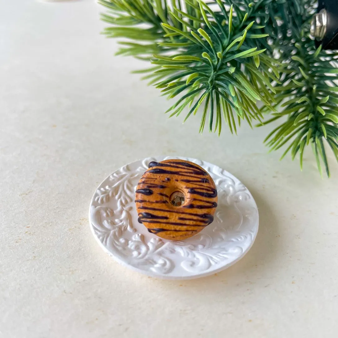 Donuts Miniature Lapel Brooch Pin