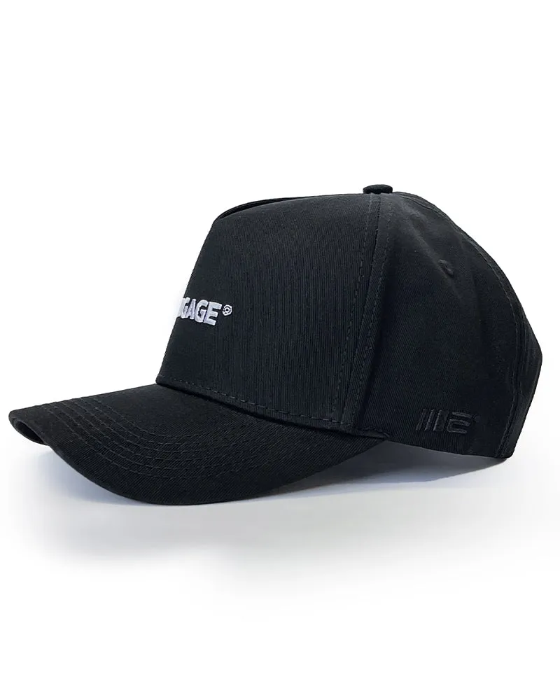 Engage Wordmark Snapback Hat - Black