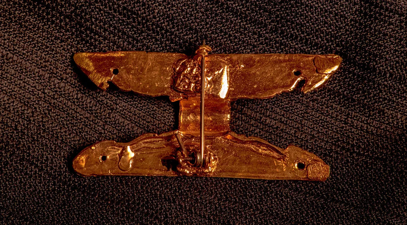 Equal Arm Saxon Brooch with Spiral Design - Y-04