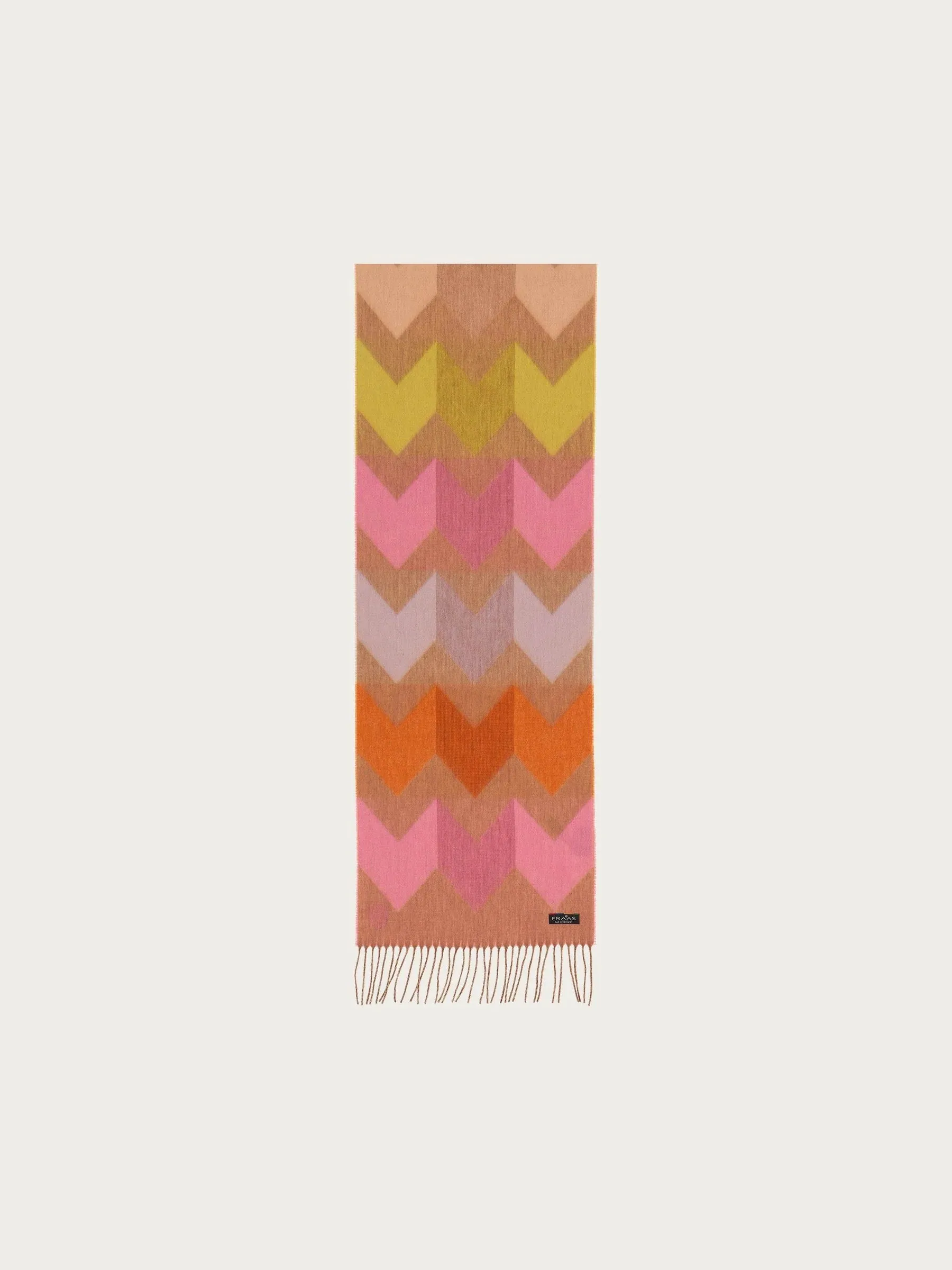 Fraas Divided Chevron Zig Zag Eco Cashmink Scarf