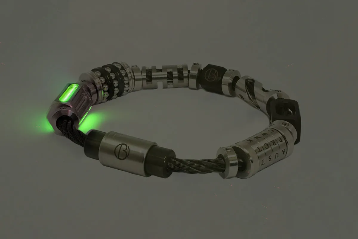 Fully Loaded Midnight CABLE Stainless Steel Bracelet V2