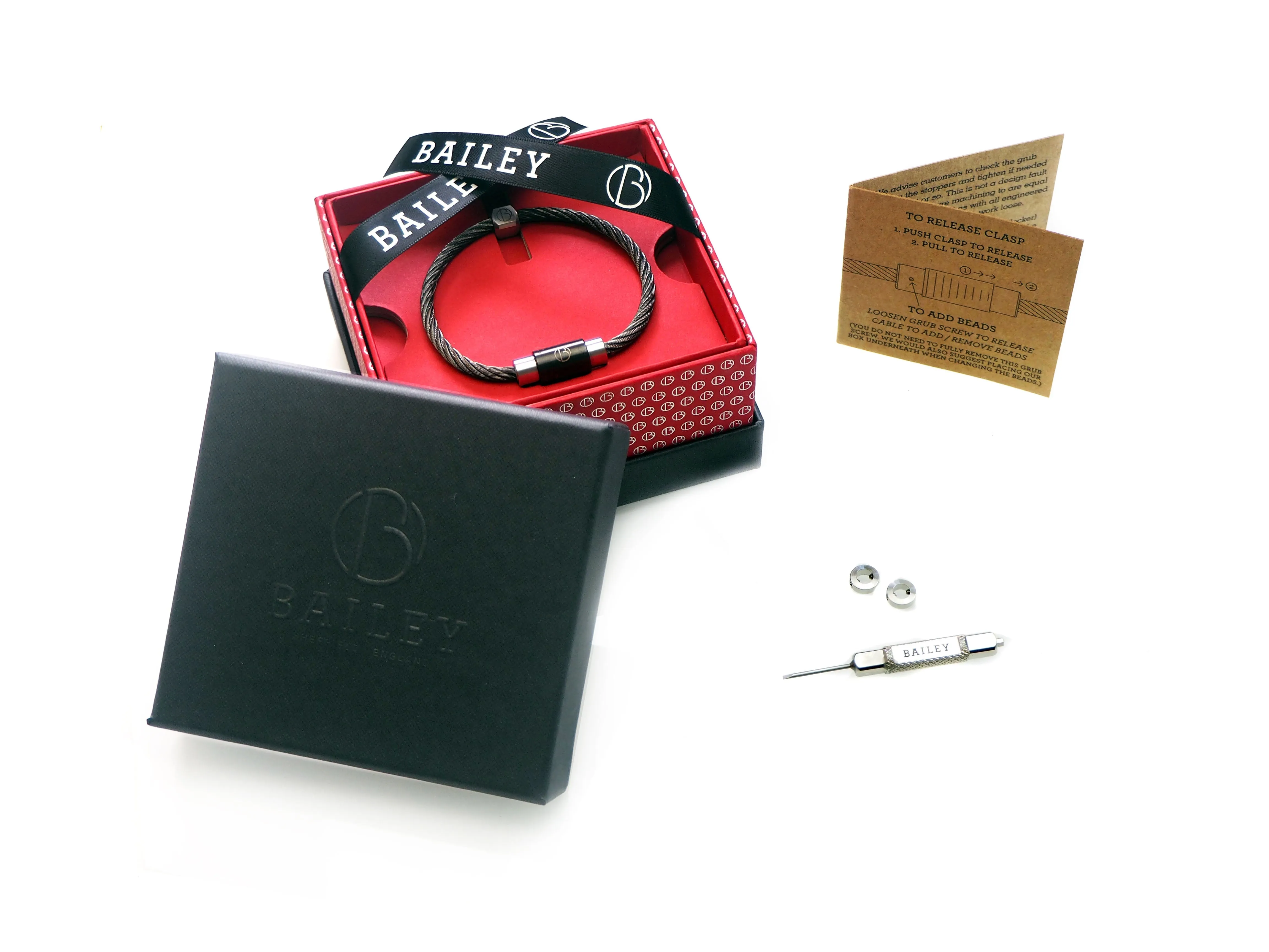 Fully Loaded Midnight CABLE Stainless Steel Bracelet V2