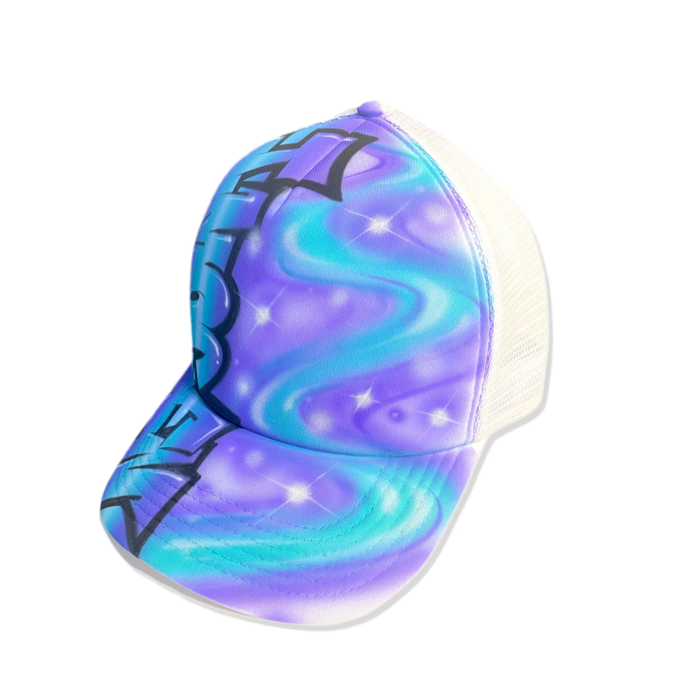 Graffiti Side Swirl Trucker (1)