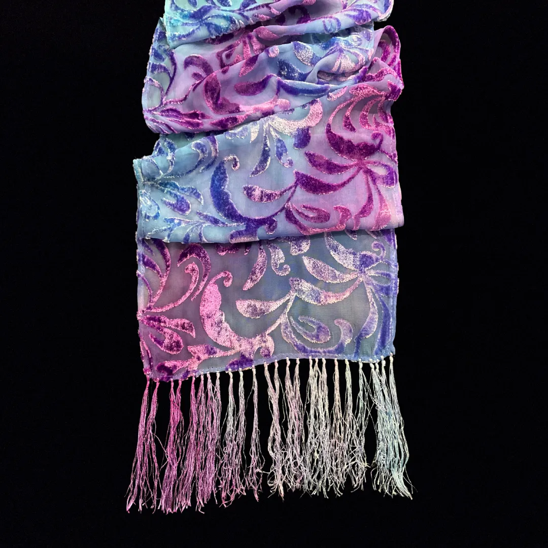 Hand Dyed Scarves