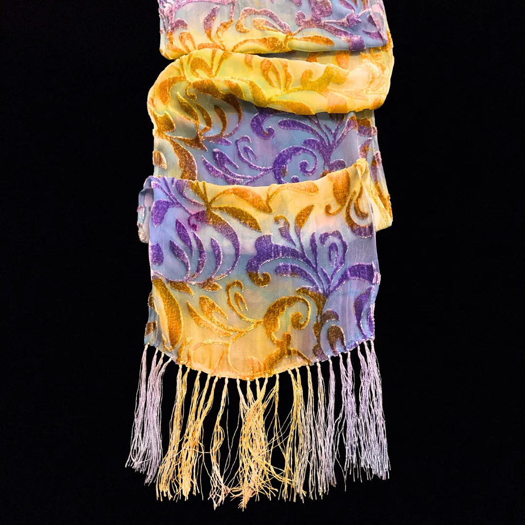 Hand Dyed Scarves