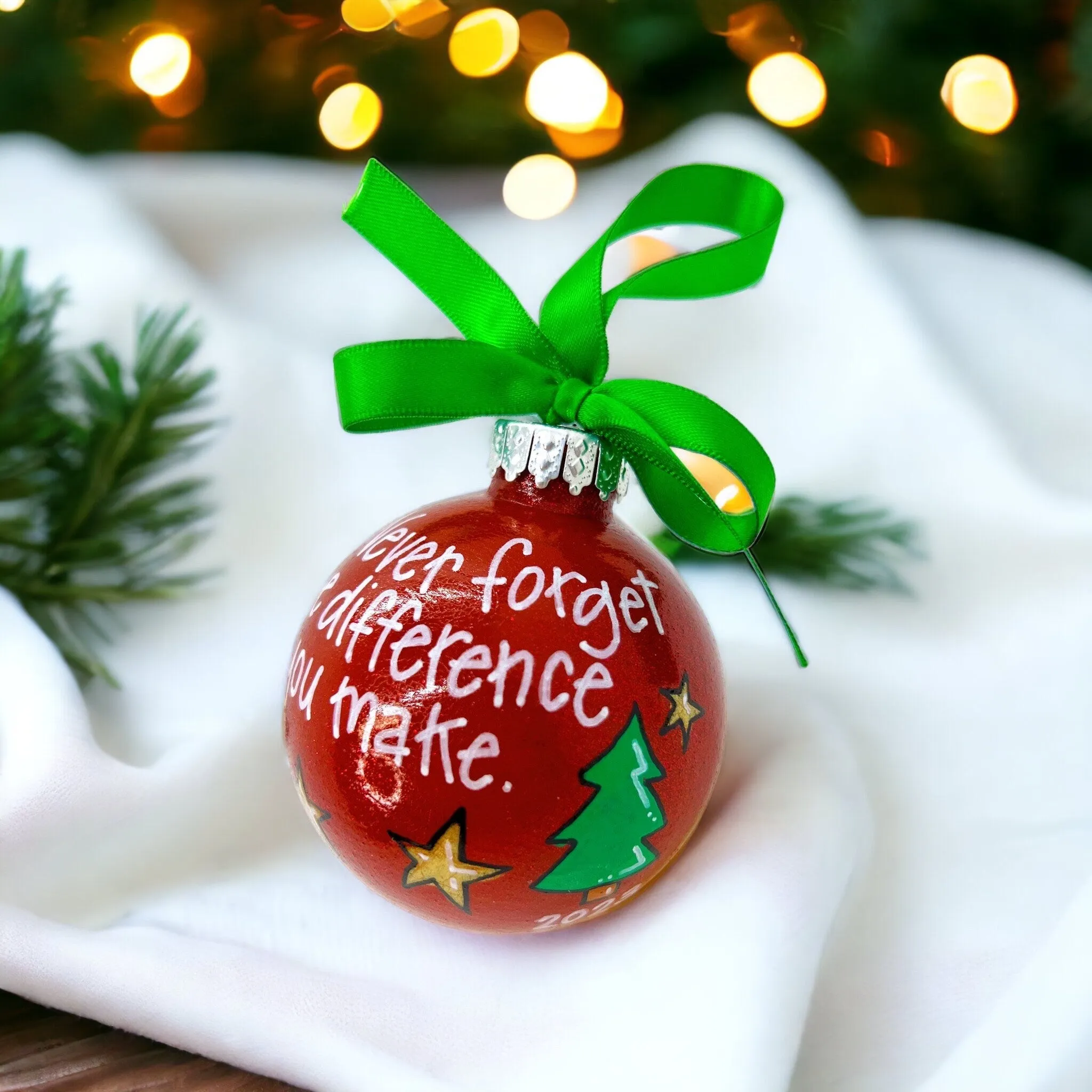 Healthcare Heroes Ornament - Teacher Ornament, Christmas Ornament, Holiday Ornament, Nurse Ornament, Ornament Exchange, Healthcare Ornament