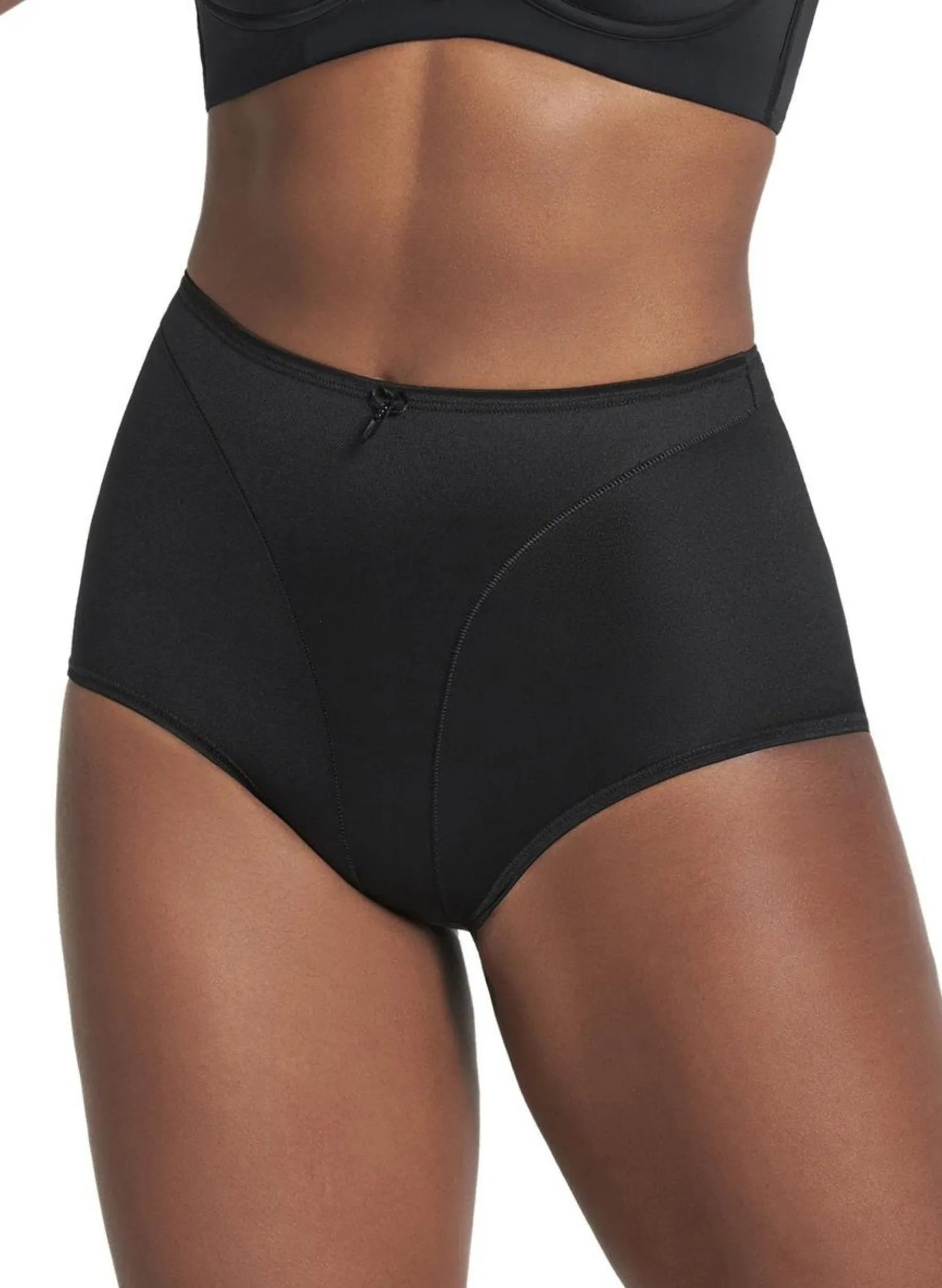High-Cut Shaper Panty - Black
