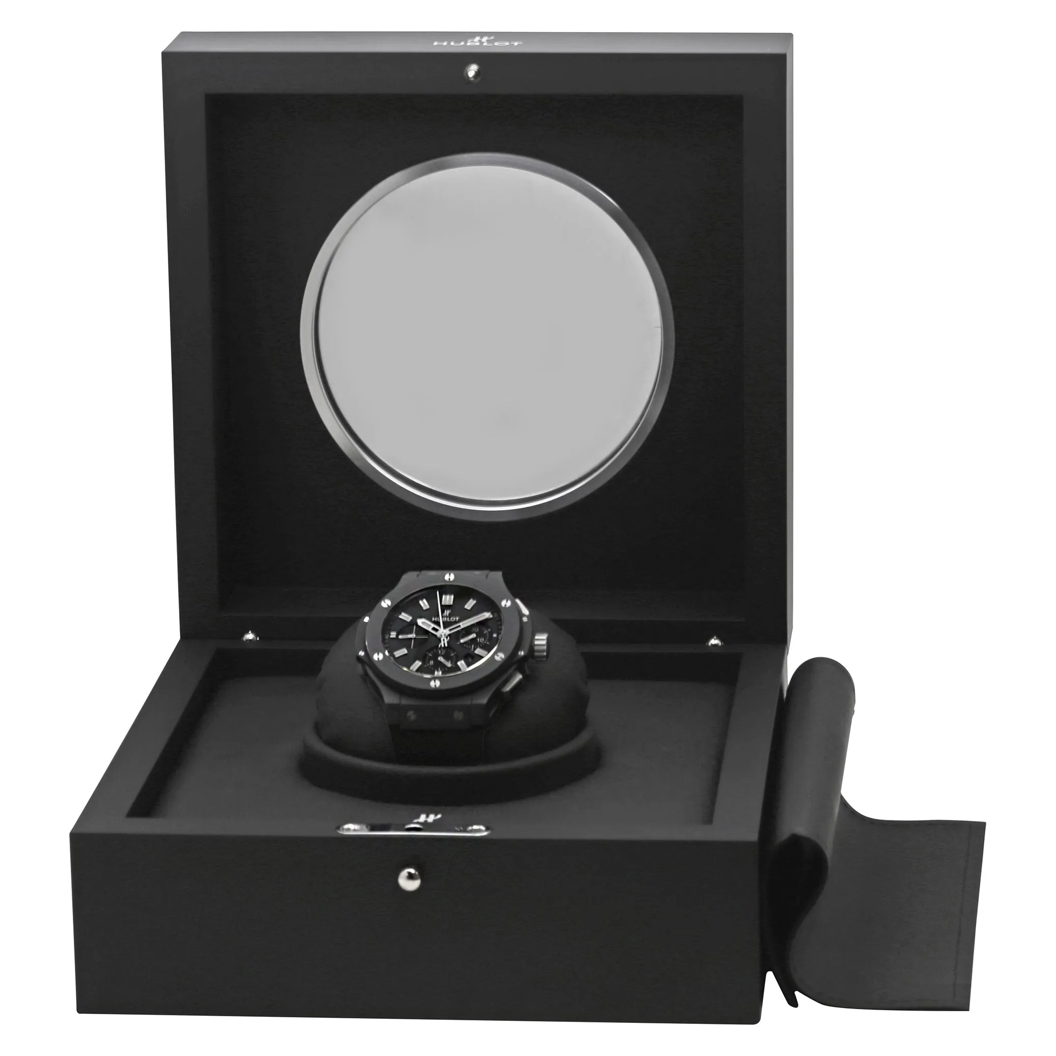 Hublot Big Bang Ceramic Black Magic Chrono 301.CI.1770.RX Carbon Fiber Dial Automatic Men's Watch