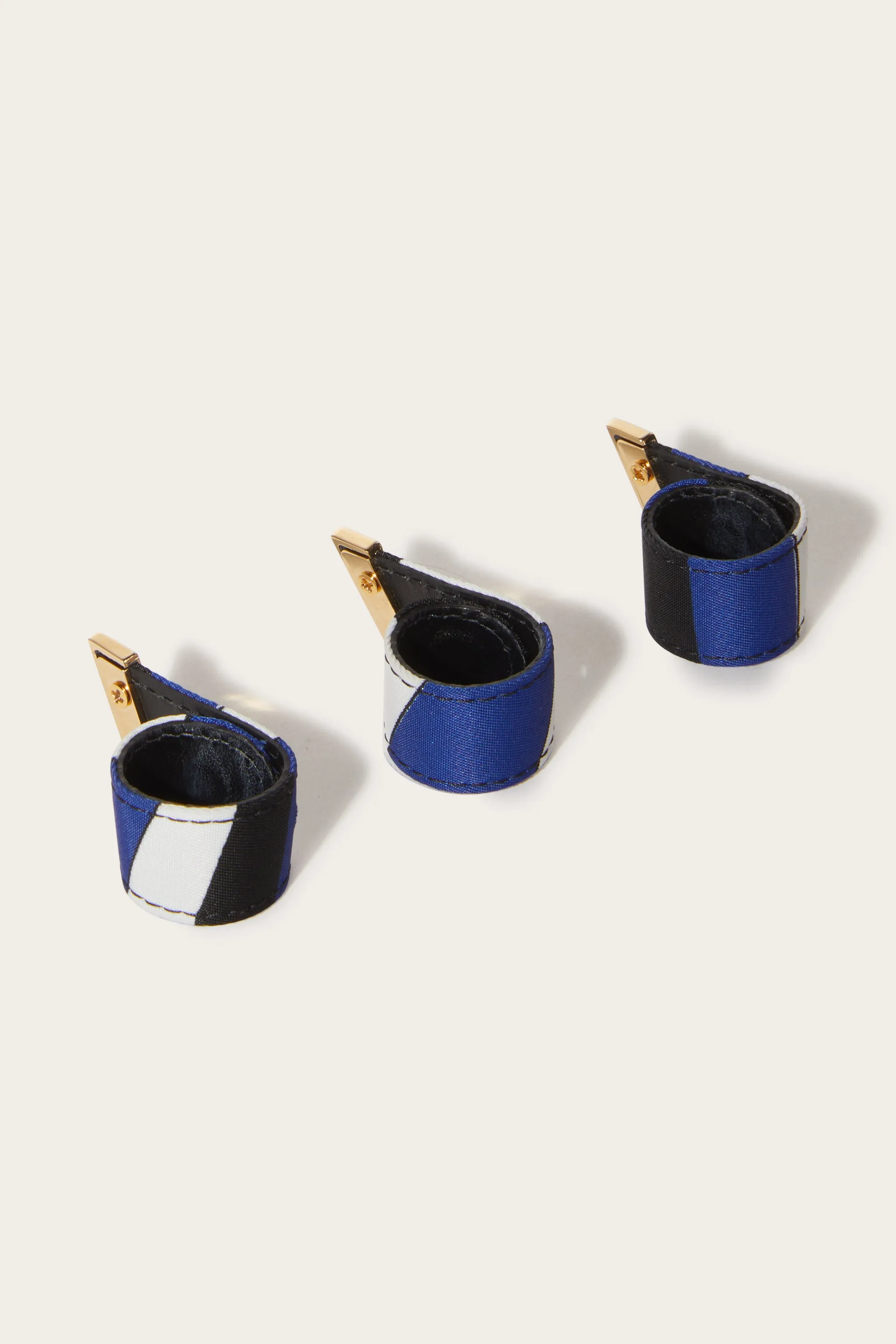 Iride-Print Foulard Ring Set