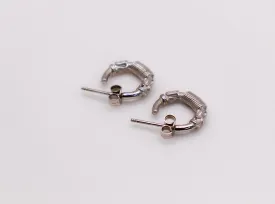 Italian Sterling Silver Petite Hoop Earrings