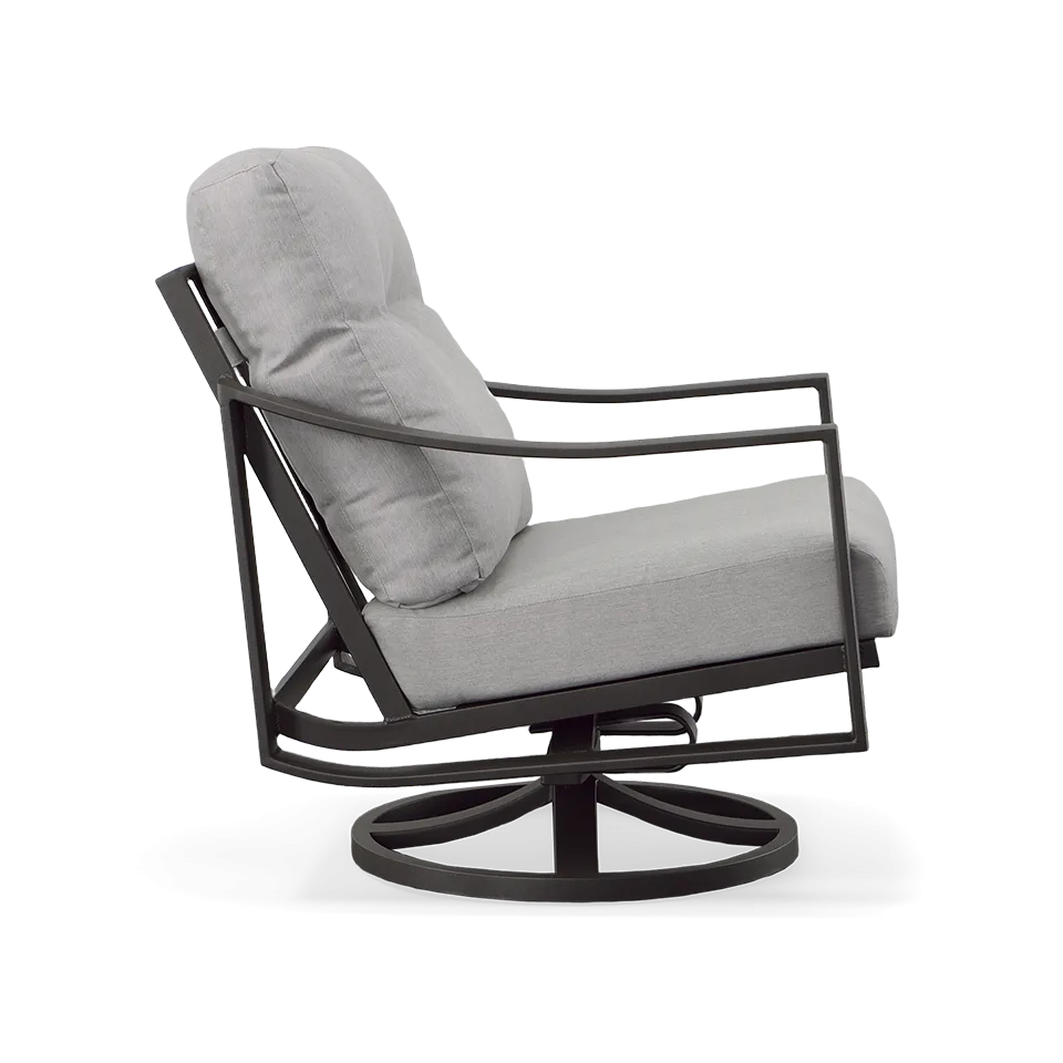 KENZO CUSHION SWIVEL LOUNGE CHAIR
