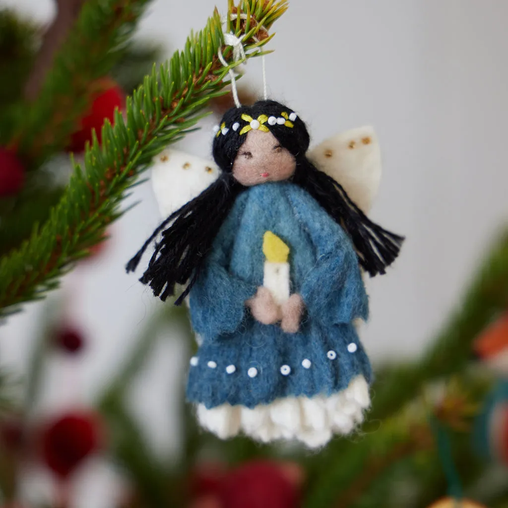 Lantern Solstice Angel Ornament