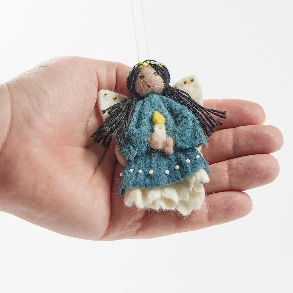 Lantern Solstice Angel Ornament