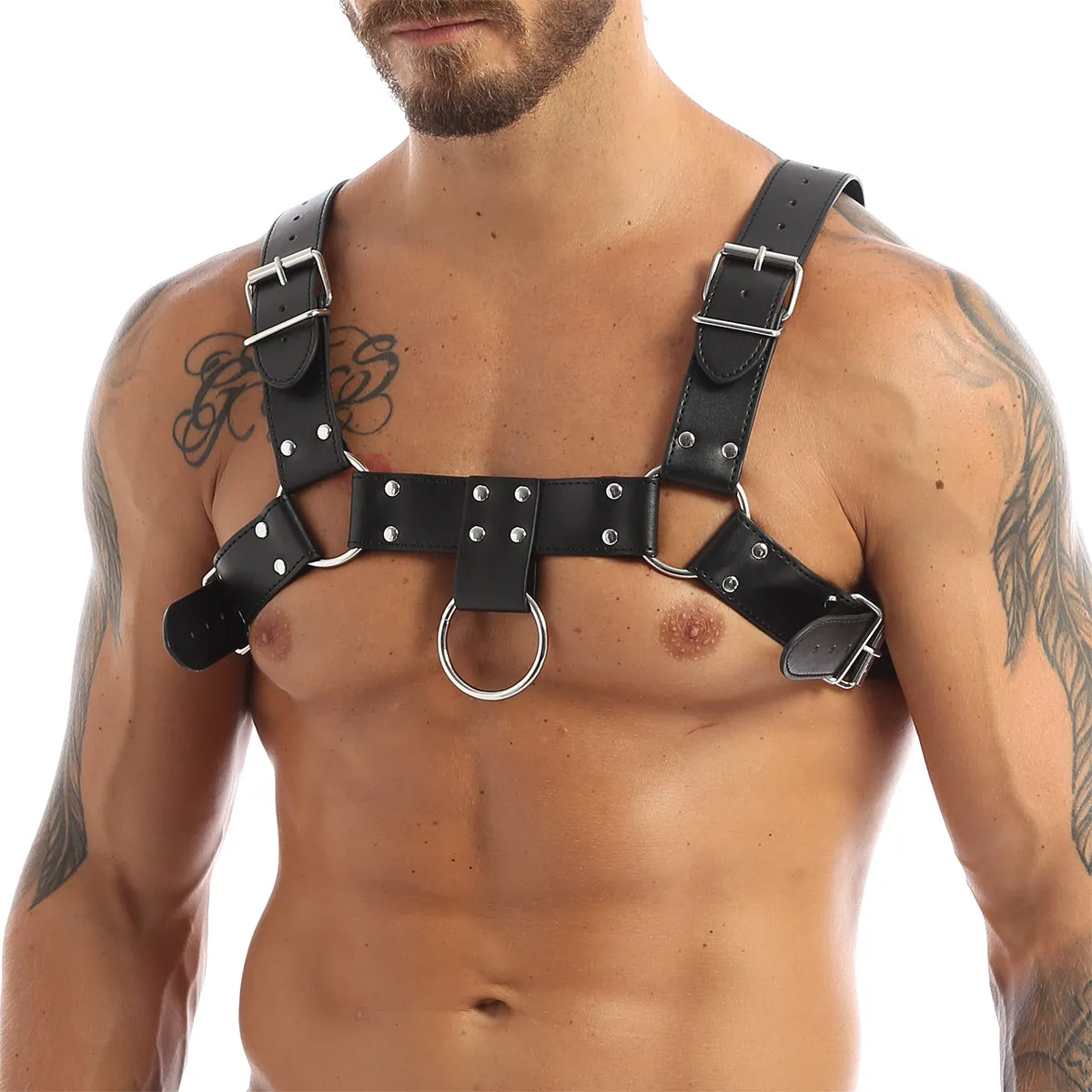 Leather Chest Harness