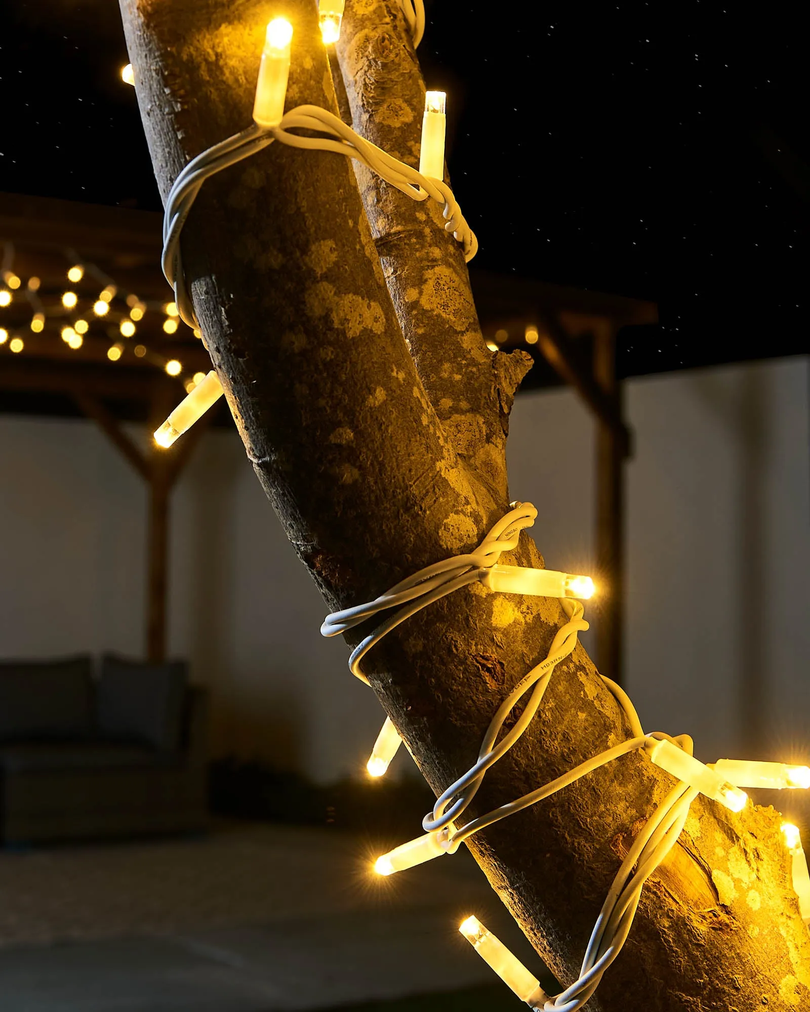 LINK PRO LED String Lights, White Cable, Warm White