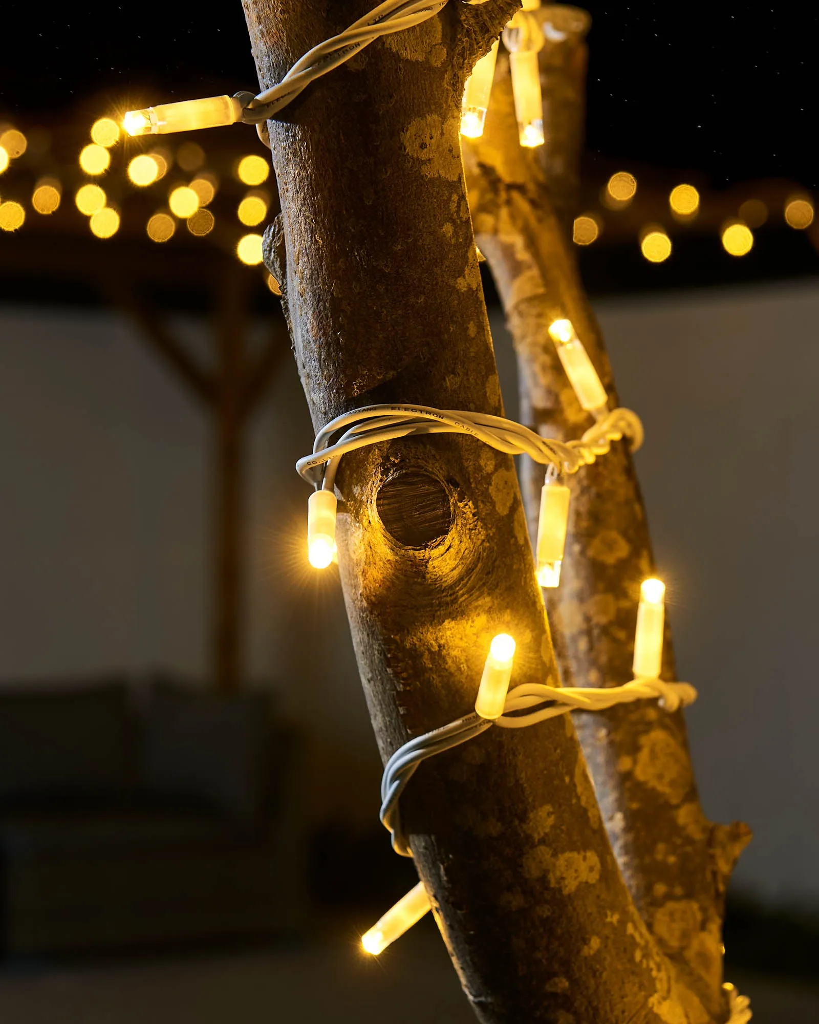 LINK PRO LED String Lights, White Cable, Warm White