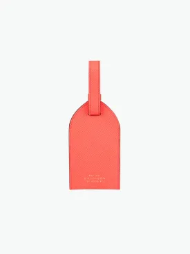 Luggage Tag Bright Coral