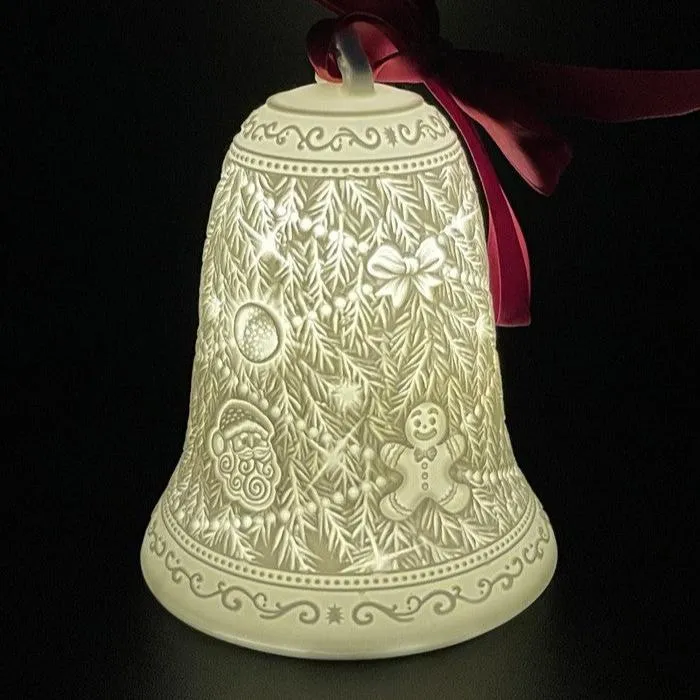 Luumii Lights Christmas Bell Ornament