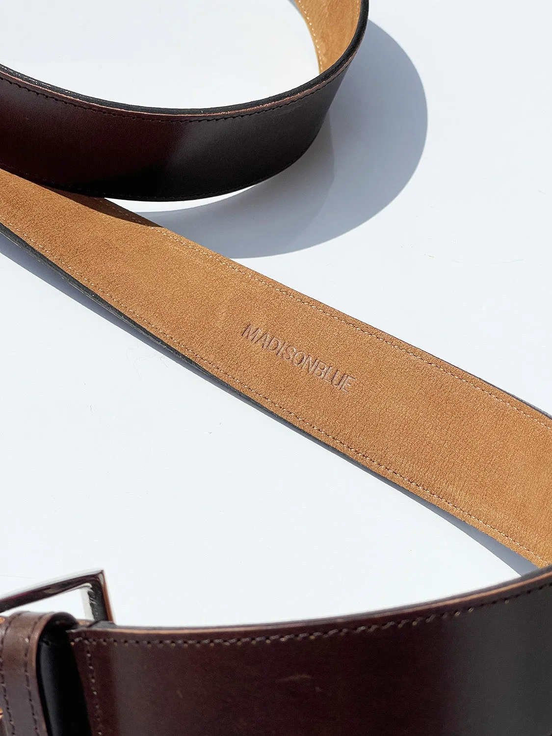 MADISONBLUE  BELT LEATHER(SV)