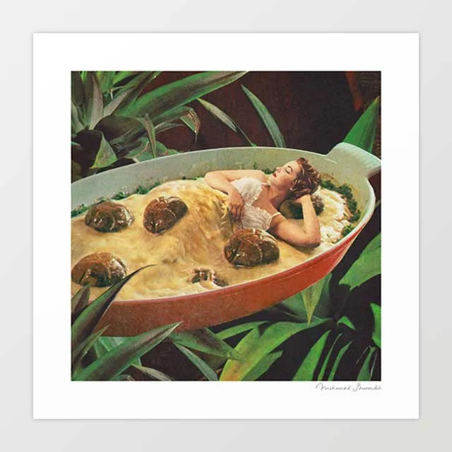'Meatball extravaganza' Art Print by Vertigo Artography