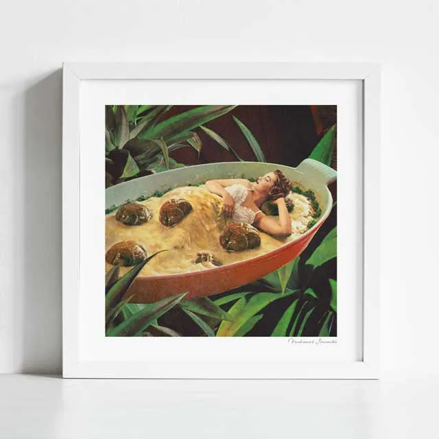 'Meatball extravaganza' Art Print by Vertigo Artography