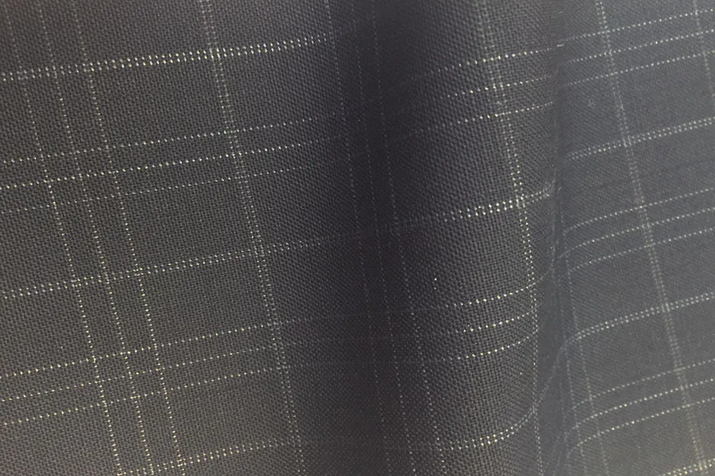 Midnight Navy Fancy Check