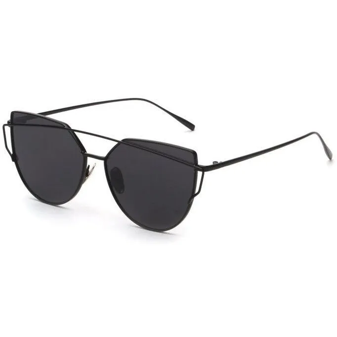 Mirrored Cat Eyed Women's Sunglasses
