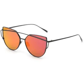 Mirrored Cat Eyed Women's Sunglasses