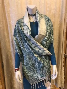 Paisley style- warme wintersjaal - beauty