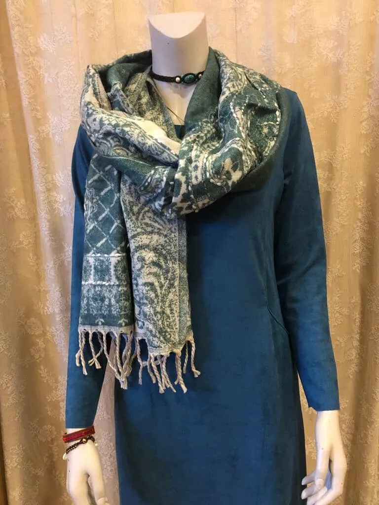 Paisley style- warme wintersjaal - beauty