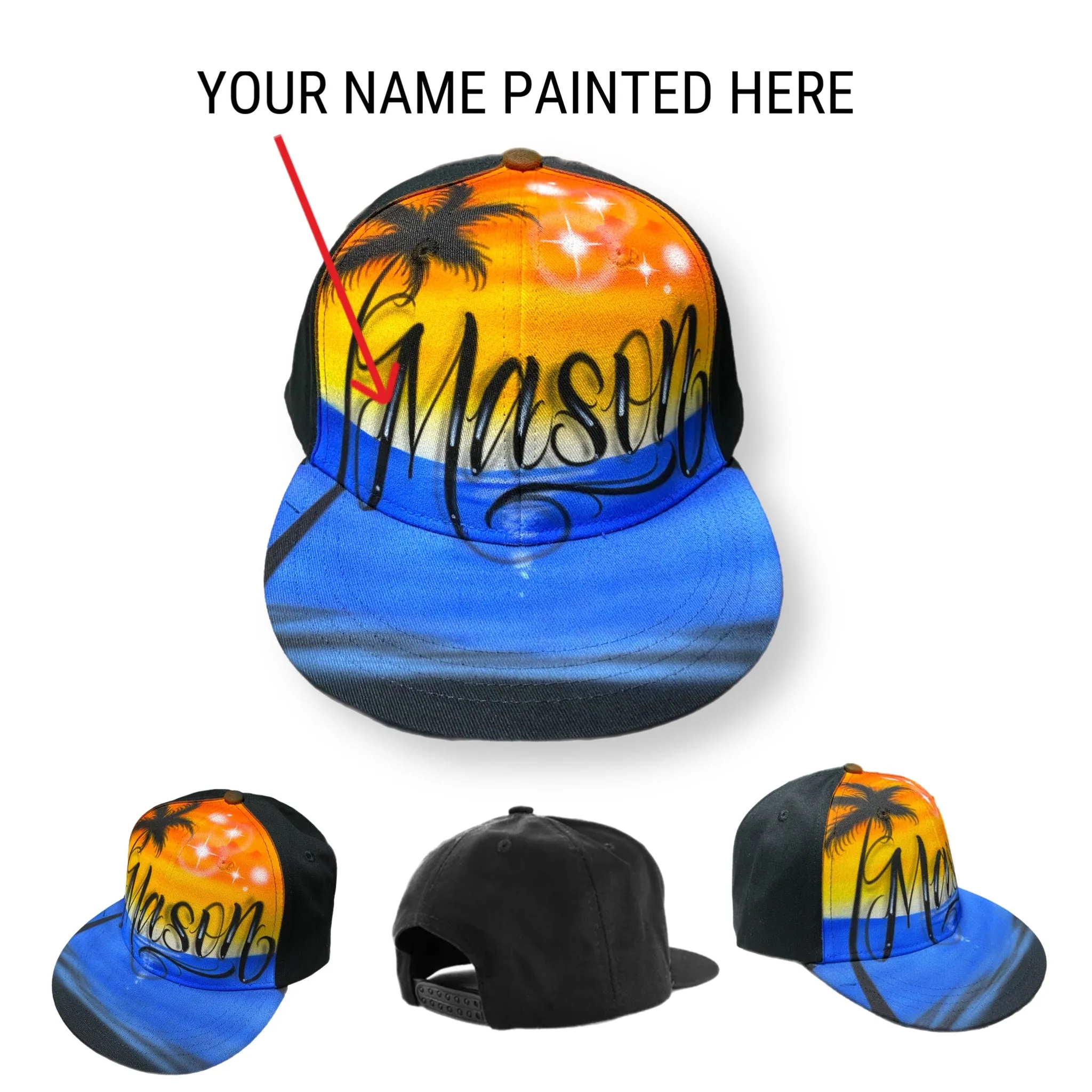 Paradise Sunset Snapback (2)