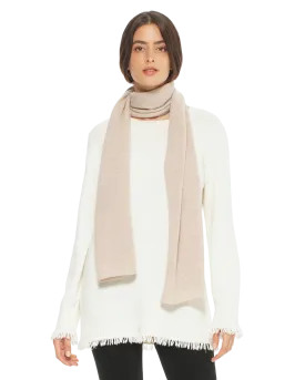 Pure Cashmere Maxi Scarf Taupe