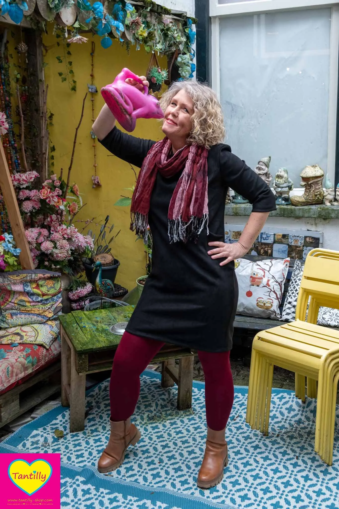 Rayana crinkle sjaal- handgemaakt en uniek- chanty